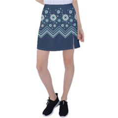 Floral-geometric  Ornament Tennis Skirt by FloraaplusDesign