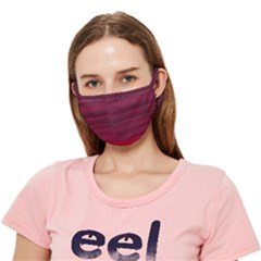 Wine Ombre Crease Cloth Face Mask (adult)