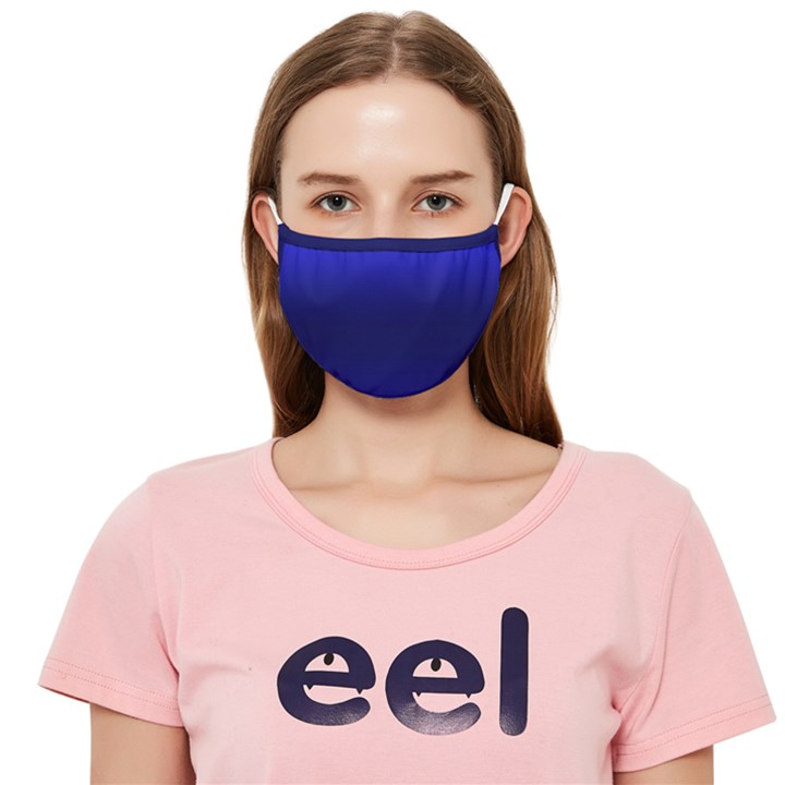 Navy Blue Ombre Cloth Face Mask (Adult)