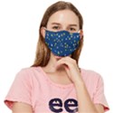 Starry Night Sky Stars Pattern Fitted Cloth Face Mask (Adult) View1