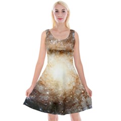 Galaxy Space Reversible Velvet Sleeveless Dress