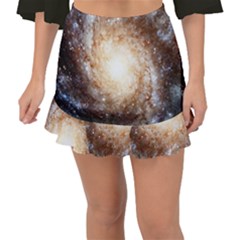 Galaxy Space Fishtail Mini Chiffon Skirt by Sabelacarlos