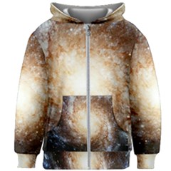 Galaxy Space Kids  Zipper Hoodie Without Drawstring