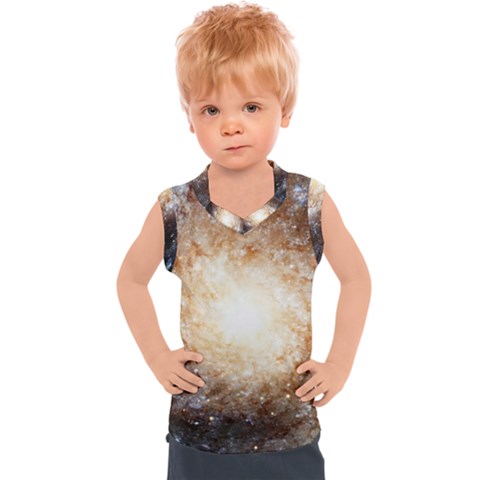 Galaxy Space Kids  Sport Tank Top by Sabelacarlos