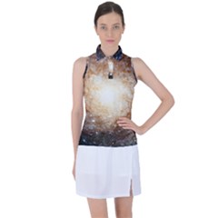 Galaxy Space Women s Sleeveless Polo Tee by Sabelacarlos