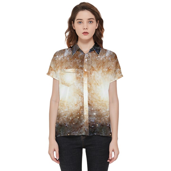 Galaxy Space Short Sleeve Pocket Shirt