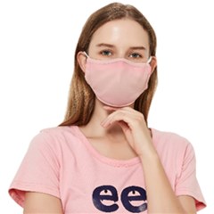 Blush Pink Ombre Fitted Cloth Face Mask (adult)