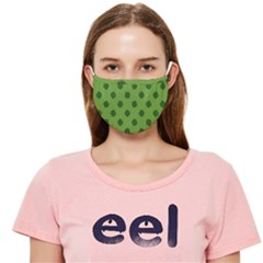 Green Four Leaf Clover Cloth Face Mask (adult)