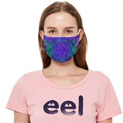 Purple And Green Cloth Face Mask (adult)