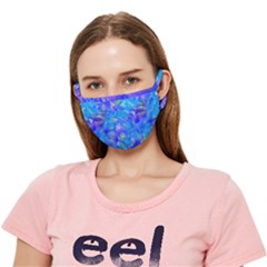 Blue And Purple Crease Cloth Face Mask (adult)