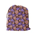 Nostalgic flowers Drawstring Pouch (XL) View2