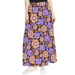 Nostalgic Flowers Maxi Chiffon Skirt