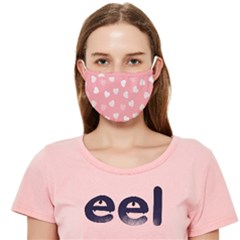 Pink And White Hearts Cloth Face Mask (adult)