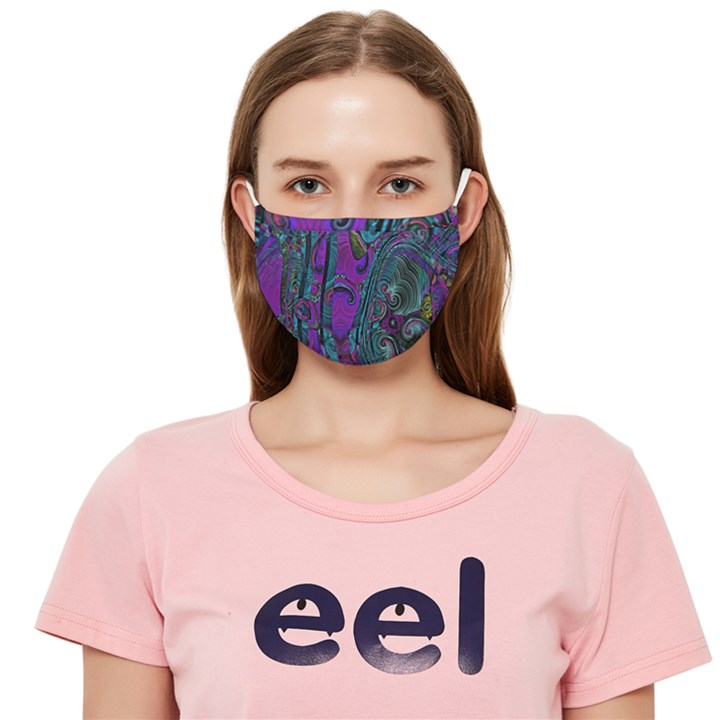 Blue and Purple Cloth Face Mask (Adult)