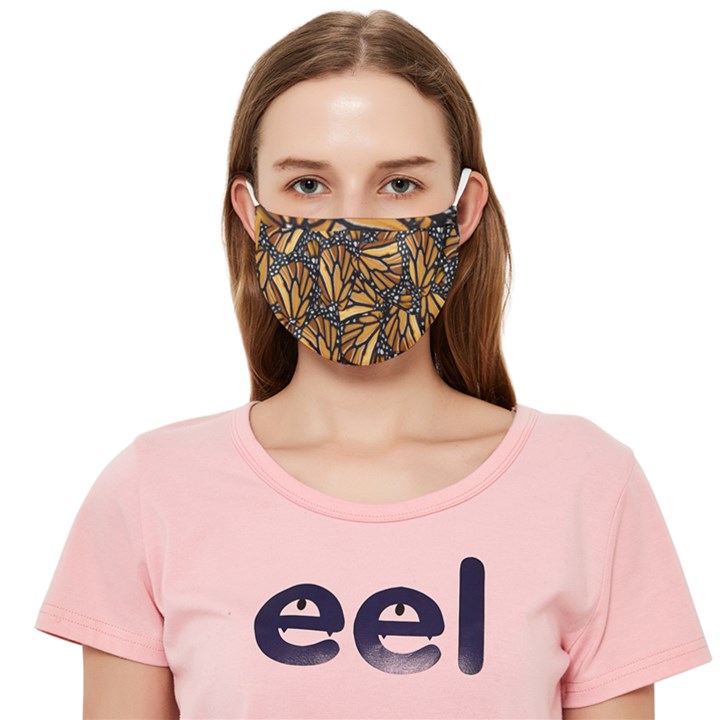 Monarch Butterfly Wings Cloth Face Mask (Adult)