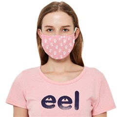 Pastel Pink Paw Prints Cloth Face Mask (adult) by SpinnyChairDesigns