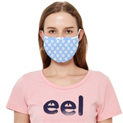 Cute Cats On Pastel Blue Cloth Face Mask (adult)