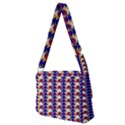 Colorful triangles pattern, retro style theme, geometrical tiles, blocks Full Print Messenger Bag (M) View2