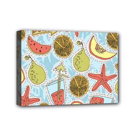 Tropical Pattern Mini Canvas 7  X 5  (stretched) by GretaBerlin