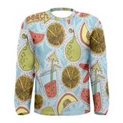 Tropical Pattern Men s Long Sleeve Tee