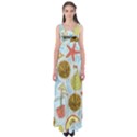 Tropical pattern Empire Waist Maxi Dress View1