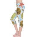 Tropical pattern Capri Leggings  View3