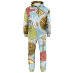 Tropical Pattern Hooded Jumpsuit (men)  by GretaBerlin