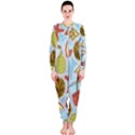 Tropical pattern OnePiece Jumpsuit (Ladies)  View1