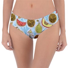 Tropical Pattern Reversible Classic Bikini Bottoms by GretaBerlin