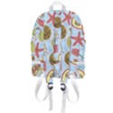 Tropical pattern Zip Bottom Backpack View3