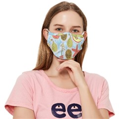 Tropical Pattern Fitted Cloth Face Mask (adult) by GretaBerlin