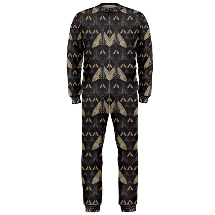 Moth pattern OnePiece Jumpsuit (Men) 