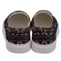 Moth pattern Men s Canvas Slip Ons View4