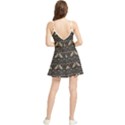 Moth pattern Summer Frill Dress View2