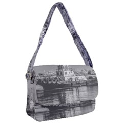 Tugboat At Port, Montevideo, Uruguay Courier Bag by dflcprintsclothing