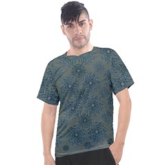 Decorative Wheat Wreath Stars Men s Sport Top by pepitasart