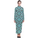 Tiles Turtleneck Maxi Dress View1