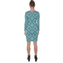 Tiles Asymmetric Cut-Out Shift Dress View2