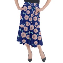 Floral Midi Mermaid Skirt by Sobalvarro