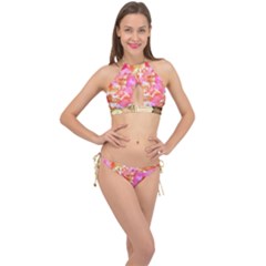 Color Of World Cross Front Halter Bikini Set by ginnyden