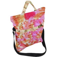 Color Of World Fold Over Handle Tote Bag by ginnyden