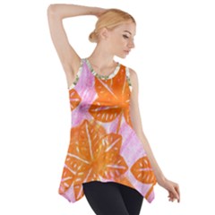 Colorful Side Drop Tank Tunic by ginnyden