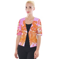 Colorful Cropped Button Cardigan by ginnyden