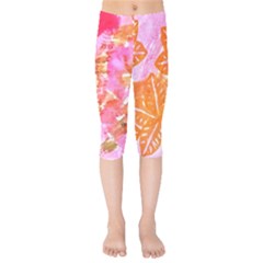 Colorful Kids  Capri Leggings  by ginnyden