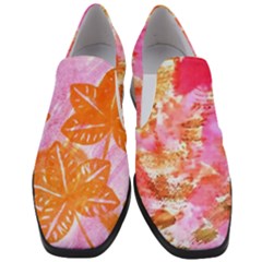 Colorful Women Slip On Heel Loafers by ginnyden