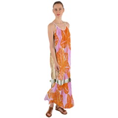 Colorful Cami Maxi Ruffle Chiffon Dress by ginnyden