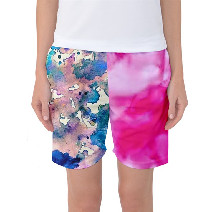 Complementary contrast Women s Basketball Shorts