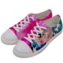 Complementary Contrast Women s Low Top Canvas Sneakers by ginnyden