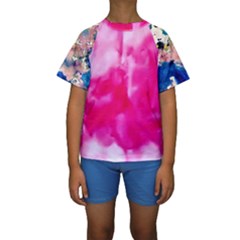 Complementary Contrast Kids  Short Sleeve Swimwear by ginnyden