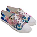 Complementary contrast Women s Low Top Canvas Sneakers View3